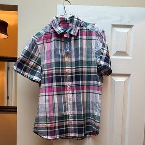 Vineyard Vines Multicolor Plaid Button Down Shirt Medium Worn Once cotton